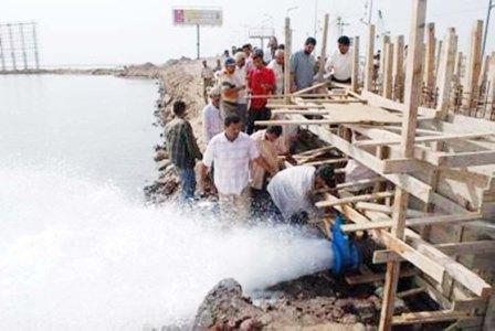 أحد مشاريع المياه في عدن / أرشيف